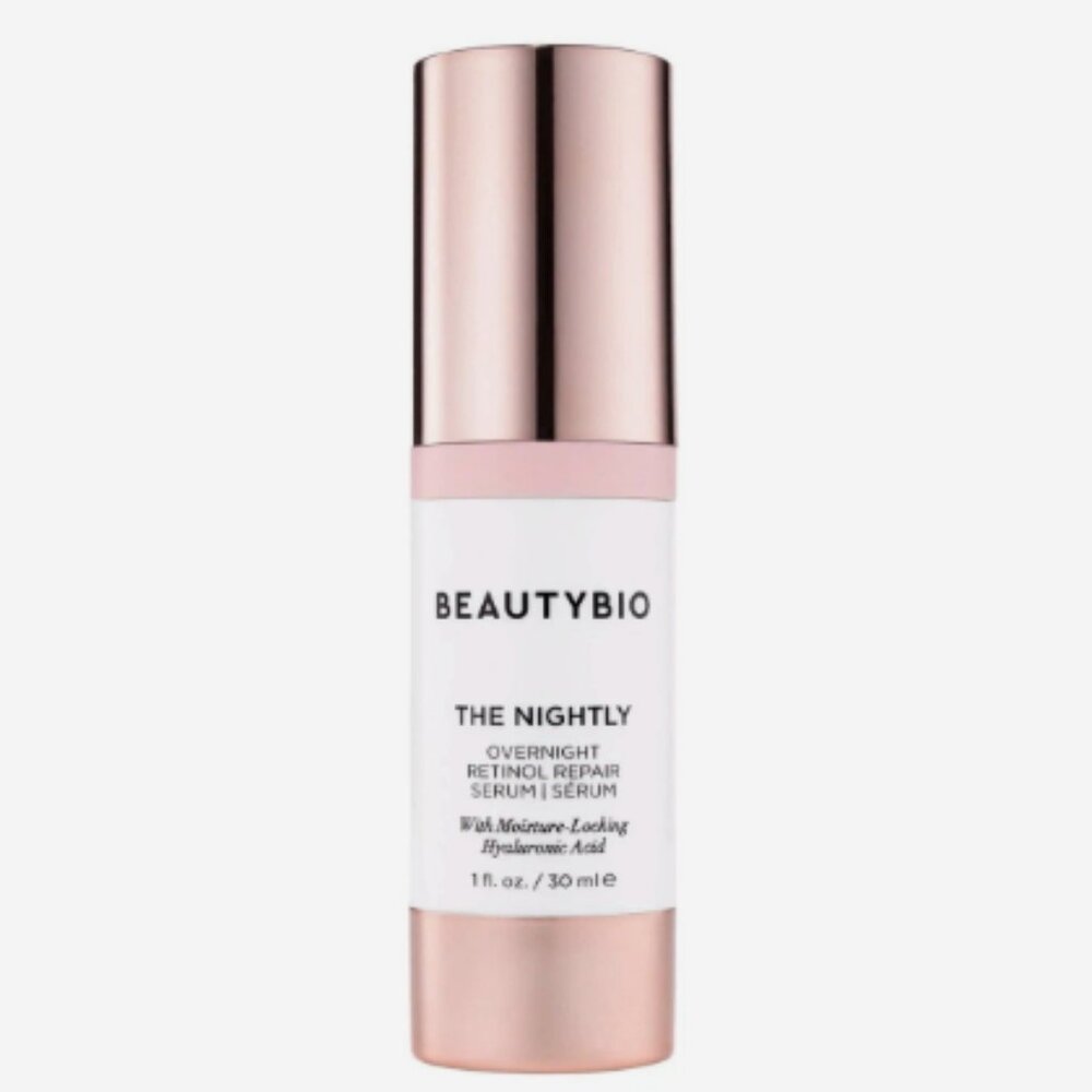 BeautyBio The Nightly Overnight Retinol Repair Serum w Hyaluronic Acid – 1oz